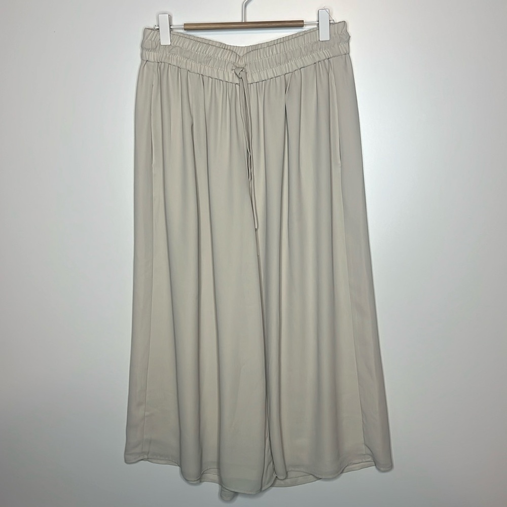 Aritzia Babaton Luis cropped wide leg pant Medium